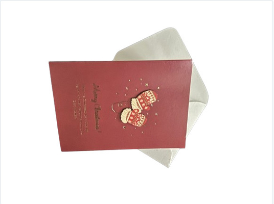 Temas únicos Cartões de presente de férias Impressão personalizada Cartões de aniversário elegantes