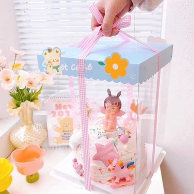 Caixas de bolos grandes feitas sob medida para embalagens personalizadas