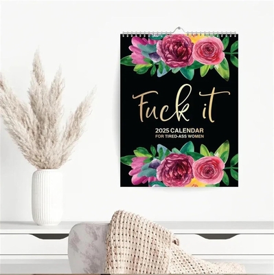 Calendários de parede personalizados tema de férias / sazonais personalizável para a sua estratégia de marketing