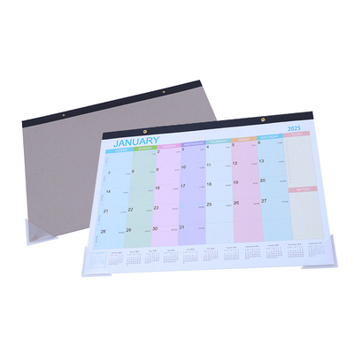 Calendário de parede personalizado Temas festivos / sazonais Espiral ligado Tipo de papel brilhante