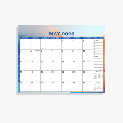 Calendários de parede personalizados de papel personalizáveis para o marketing da empresa