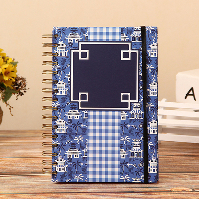 Layout de papel em grade de pontos Custom Notebook Design em relevo para anotações no escritório