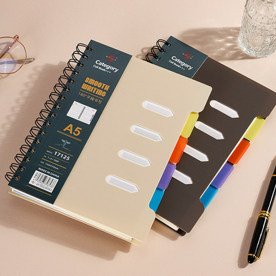 Caderno de Capa Dura Espiral com Papel Padrão de Alta Durabilidade