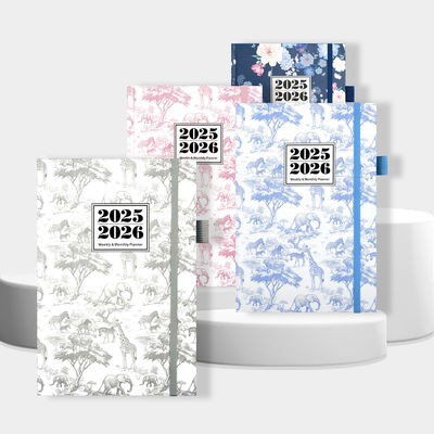 Cenários Acadêmicos Notebook personalizado com técnica de design em relevo