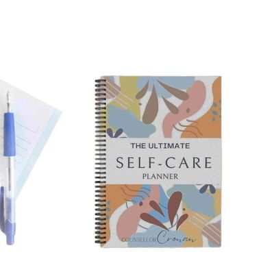 Aprimore sua jornada artística com um caderno espiral A5 com capa dura e design em relevo