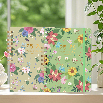 Caderno Personalizado Espiral Capa Dura A5 Pautado Pontilhado Em Relevo