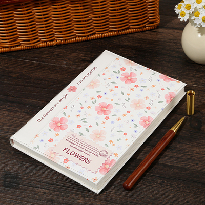 Elegante notebook de capa dura em espiral com opção de personalização Impressão de logotipo e estilo elegante