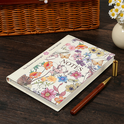 Caderno espiral A5 com capa dura e arte personalizada