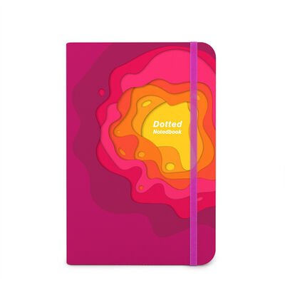 Caderno espiral de capa dura, páginas brancas, layout personalizável, cores projetadas para organização e armazenamento de anotações