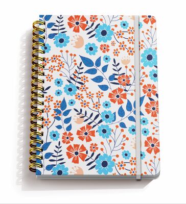 Caderno de diário personalizado de 0,5 libras, oferecendo opções de capa personalizada e páginas suaves, ideal para profissionais de negócios