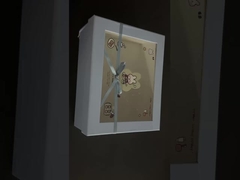 Caixa-presente PET de janela transparente Caixa-presente retangular de ponta com janela transparente