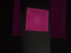 Cartões de felicitação de corte criativo para festivais Personalizar cartões de presente de alta qualidade