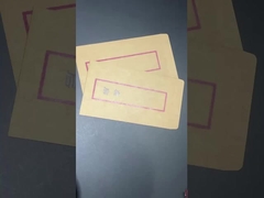 Logotipo personalizado Impresso Papel Kraft Rígido Cartão Envelopes de Envio