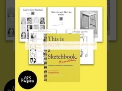 Cenário de Uso de Viagem Caderno Personalizado com Desempenho de Estilo Artístico