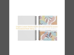 Elegante Caixa de Notas Personalizada A escolha definitiva para a tomada de notas personalizadas dos artistas