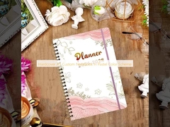 Caderno Personalizado A5 Capa Dura em Tons Pastel