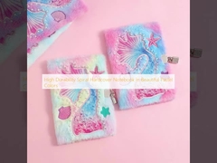 Livro de notas de capa dura espiral de alta durabilidade em belas cores pastel