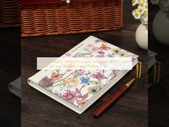 Notebook de capa dura espiral de alta durabilidade com arte de capa personalizada e opção de papel durável