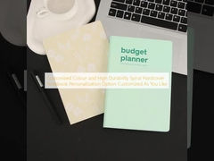 Opção de Personalização de Caderno de Capa Dura Espiral com Cor Personalizada e Alta Durabilidade Personalizado Como Desejar