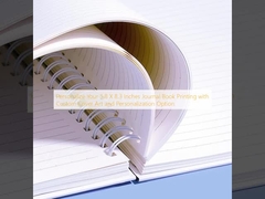 Personalize sua impressão de livro de jornal de 5,8 x 8,3 polegadas com capa personalizada e opção de personalização