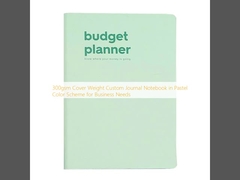 Caderno de Jornal Personalizado de 300gsm com Capa em Cores Pastel para Necessidades Empresariais