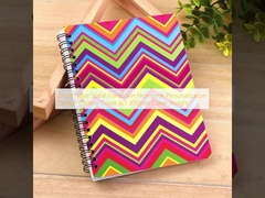 Papel revestido Espiral de capa dura Notebook Opção de personalização de capa personalizada Arte 300gm Peso da capa