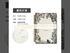 Organização de Notas Simplificada com Caderno Personalizado com Encadernação em Espiral sem Bolsos