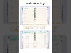 Livro de anotações de capa dura em espiral com 100 páginas e técnica de design em relevo