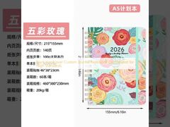 Caderneta de diário personalizada de capa dura preta personalizada para padrões elevados