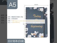 Caderno de Jornal Personalizado de 100 Páginas com Encadernação em Espiral Sob Encomenda