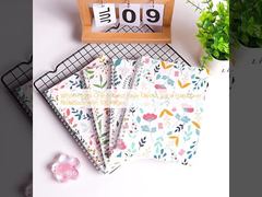 Caderno de capa dura espiral com layout de página de um assunto de páginas brancas com 100 páginas