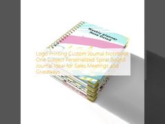 Caderno espiral preto capa dura elegante