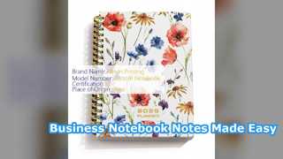 Business Notebook 5.8x8.3 Capa Dura Espiral