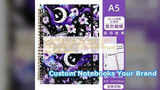 Cadernos de capa dura personalizados para presentes corporativos