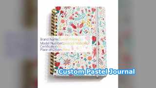 Caderno Pastel Personalizado Diário Elegante para Eventos